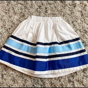 Blue Striped Girl’s Skirt